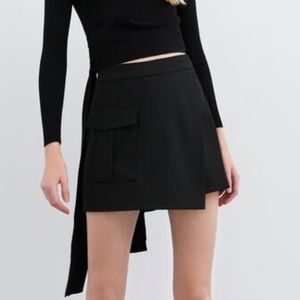 Zara Mini Skort Skirt